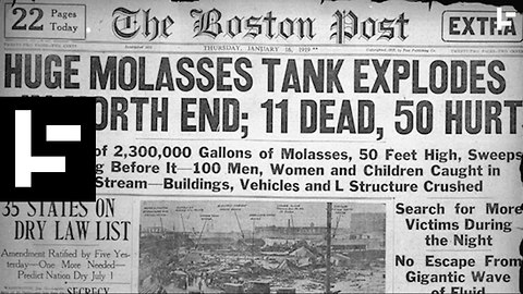 When Molasses Wiped Out a Boston Neighbourhood