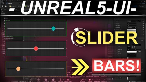 Unreal-5 Menu UI: SLIDER-BARS Explained (60 SECONDS!!)