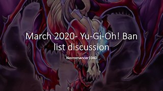 Yu-Gi-Oh! (March 2020) Master rule 5 discussion video
