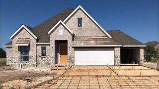 New Construction follow up tour, Perry Homes, Vintage Oaks