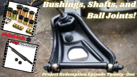 Installing Bushings N Ball Joints