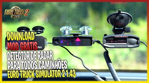 ▶️ETS2 1.43 DETECTOR DE RADAR PARA EURO TRUCK SIMULATOR 2 1.43