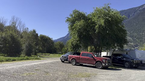 Camping at Cayoosh, Lillooet Canada