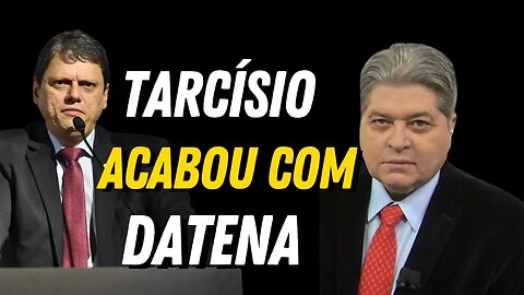 Tarcisio cala Datena que ficou Sem Reação!