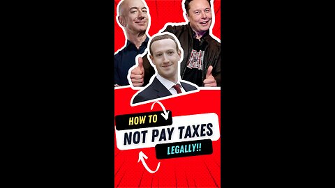How to NOT pay taxes LEGALLY (Smart Money Tactics - Save Money Online) #shorts