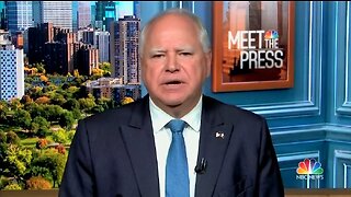 Dem Gov Walz Blames GOP, Trump for Americans Not Supporting Biden