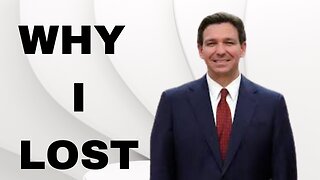 this is why the Ron DeSantis lost all his support