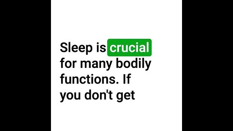 CWP 5: Lack Of Sleep Causes Cancer #shorts