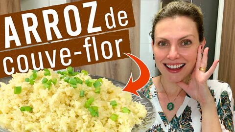 ARROZ DE COUVE-FLOR | RECEITA FÁCIL DEMAIS