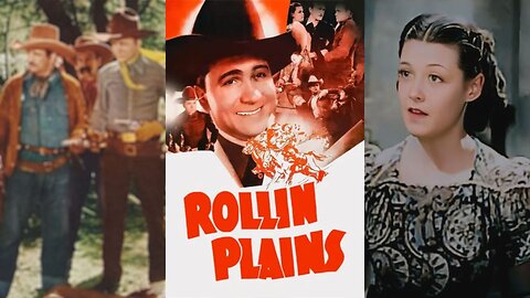ROLLIN' PLAINS (1938) Tex Ritter, Harriet Bennet, Karl Hackett | Drama, Western | B&W