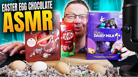 Easter Egg Chocolate YouTube, and Hot Cross Buns as ASMR Mukbang Eating Sounds Rumble Video