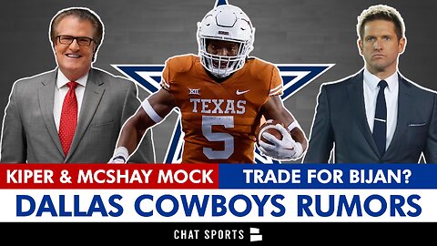 Cowboys Draft Rumors On Bijan Robinson & 3-Round ESPN Mock Draft