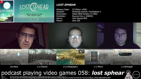 +11 001/004 010/013 003/007 podcast playing video games 058: lost sphear