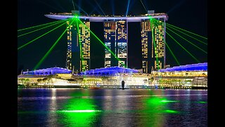 Marina Bay Sands: The Ultimate Night Adventure You Can't Miss! 🔥🏙️🌟#marinabaysands