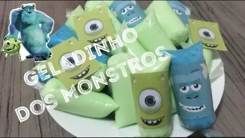 NOVIDADE !! Geladinhos Gourmets dos Monstros - Receitas para Halloween - Semana Especial !!