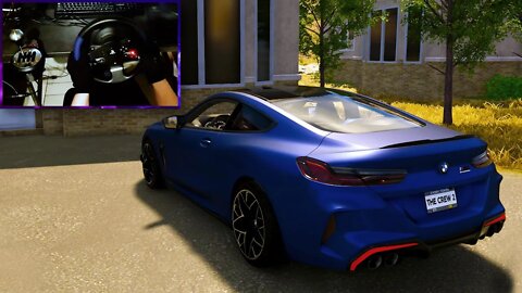 BMW M8 Realistic Cruise | The Crew 2 | Thrustmaster T150 Pro