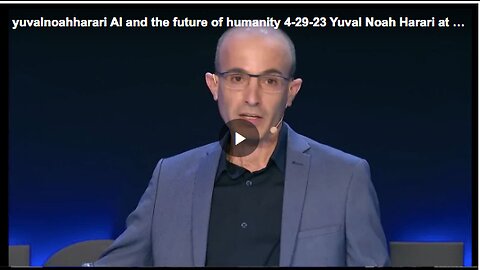 Yuval Noah Harari discussing AI and the future of humanity