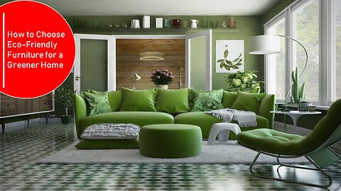 How to Choose Eco-Friendly Furniture for a Greener Home