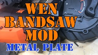WEN Portable Bandsaw Modification - Table Top Mounting the Bandsaw