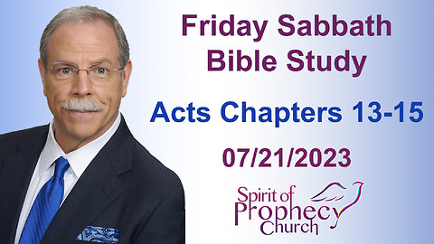 Friday Night Bible Study 07/21/2023