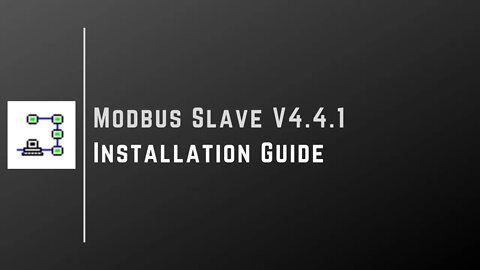 Modbus Slave V4.4.1 | Installation Guide |