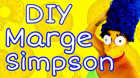 Marge Simpson costume and make-up tutorial. This is Cal O'Ween!