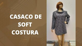 Casaco de soft costura