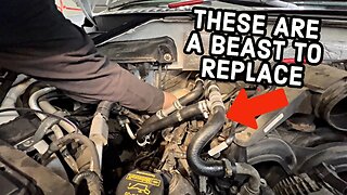 How To Replace Ford Expedition Heater Core Hose 5.4 Engine