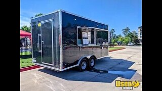 Slightly Used 2022 - 8.5' x 16' Mobile Vending Unit - Concession Trailer for Sale in Texas