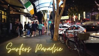 Gold Coast - SURFERS PARADISE Saturday Nightlife | AUSTRALIA