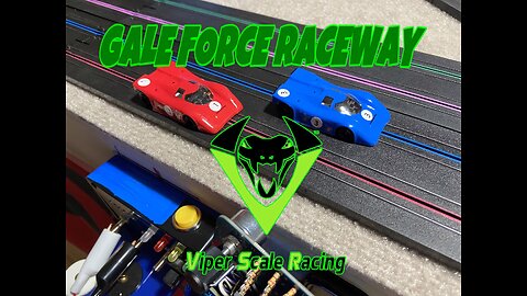 Gale Force Raceway H.O. Slot Car Track...buys VIPER Vspec's!!