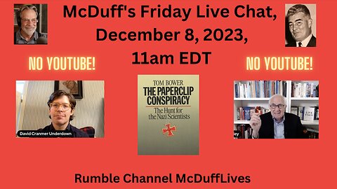 McDuff's Friday Live Chat, December 8, 2023