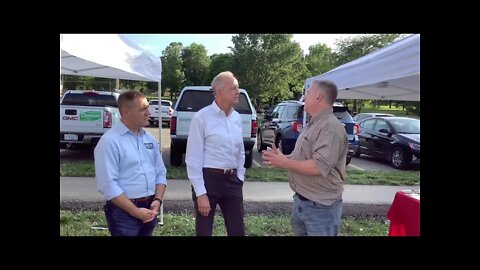 Senator Jerry Moran short interview at the Leavenworth Picnic