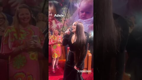 Adele stops Las Vegas concert to hug doctor who delivered her son