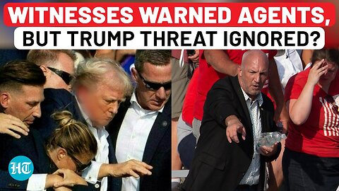 Trump Shooting: Witnesses Expose Secret Service Inaction; Threat Ignored Despite Warnings? | US News