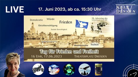 LIVE I Dresden - Tag für Frieden und Freiheit - 17.06.2023