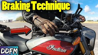 How To Stop Quickly On A Motorcycle / Motorcycle Braking Technique