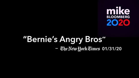 BLOOMBERG Blows, #BernieBros!!!!