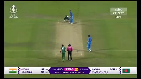 Virat Kohli finishing six vs Bangladesh #worldcup2023