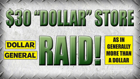 "Dollar" Store Emergency Survival Gear Shopping Haul Challenge - Part 2