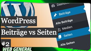 WordPress | Wann Seiten & wann Beiträge erstellen + Kategorien