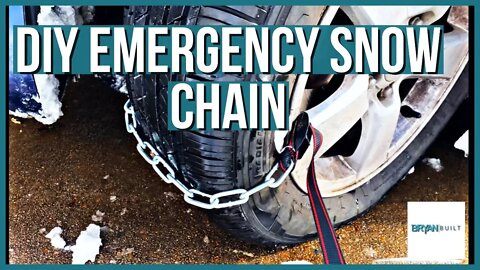 DIY Snow Tire Chain | Emergency Tire Chain When Your in a Bind