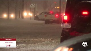 Powerful snowstorm slams metro Detroit, creating dangerous road conditions