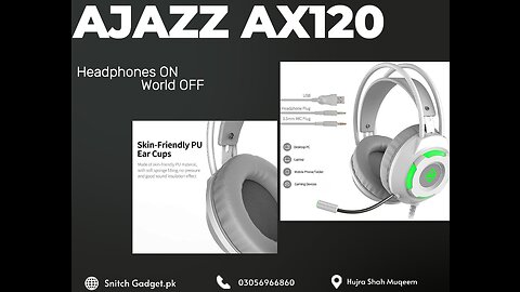 Professional Gaming headset AJAZZ - AX120