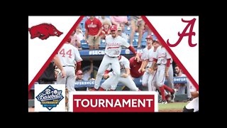 #11 Alabama vs #3 Arkansas | SEC Tournament Second Round | 2022 College Baseball Highlights
