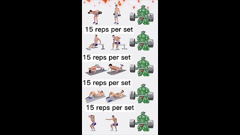 Workout of The Day 6 for Arms, Shoulders, Abs and Legs.