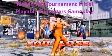 Tekken Tag Tournament Knockout Animations PS2 Initial Playable Characters Action Fighting KO