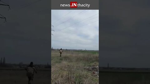 Russian Su-34 Fighter Jet Shot Down by Armed Forces of Ukraine in Izium #shorts