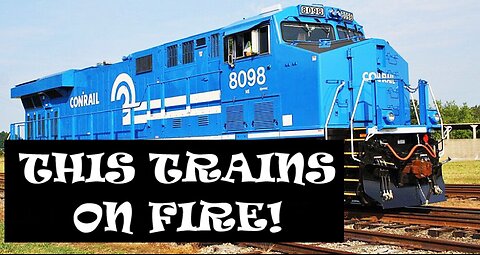 This Trains On FIRE!