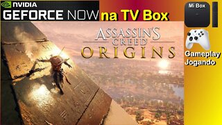 Assassin's Creed Origins na TV Box pela GeForce Now